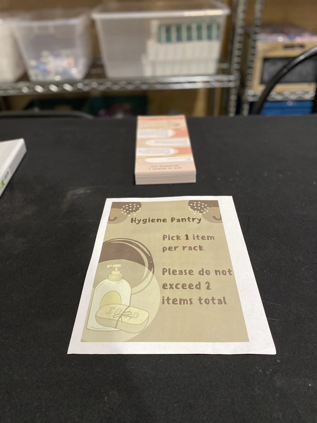 hygiene pantry flyer