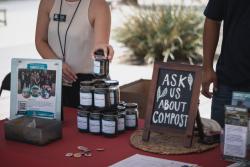 Compost Cats table at the Environmental Summit