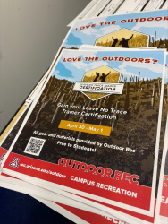 Leave No Trace Trainer Certification Flyer
