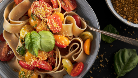 a plant-based meal served in a bowl 