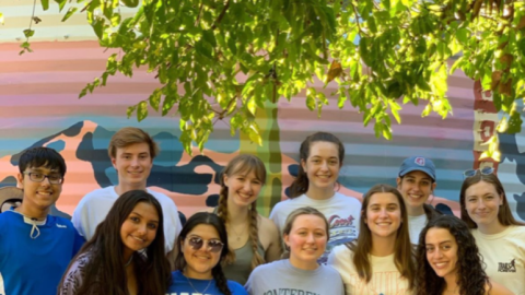 Waste reduction team portrait